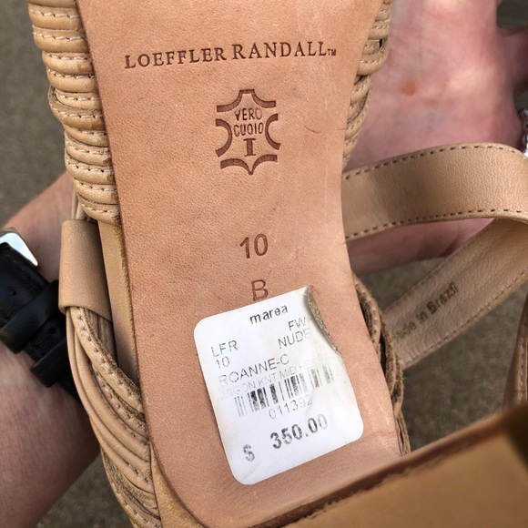 $350~LOEFFLER RANDALL~Leather Knot Sandals~9/9.5 - Picture 4 of 14